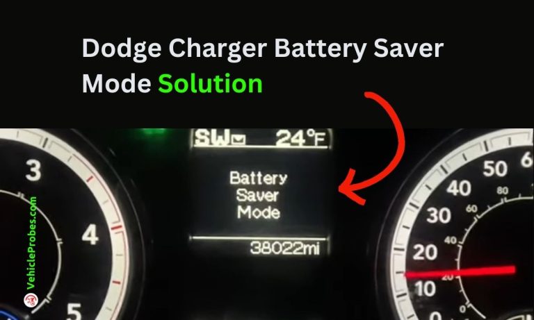 Dodge Charger Battery Saver Mode: Impact & Quick Fixes