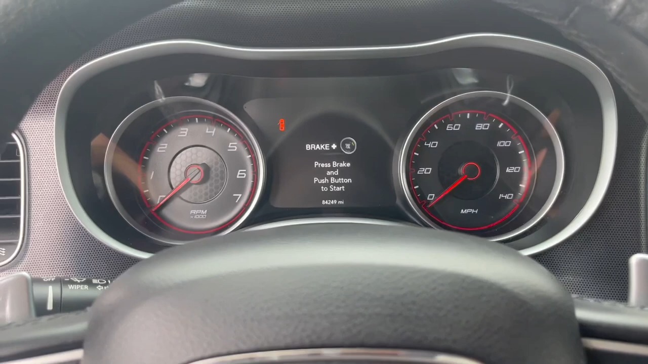 the dashboard of a Dodge Charger car